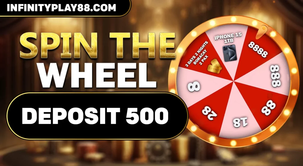 Spin the Wheel of Fortune – Win an iPhone 15 Pro Max or a Trip to Boracay!